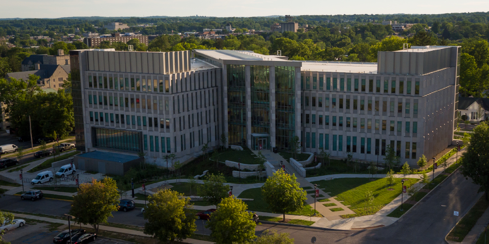 Luddy Hall as seen from above